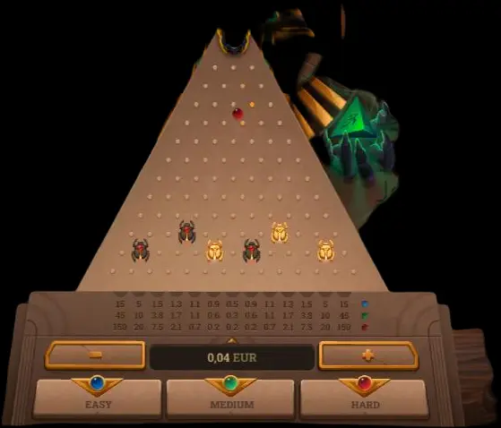 Opzioni di scommessa Plinko